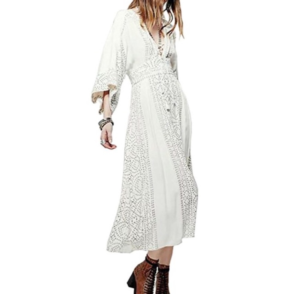 2X HP New Sizes! Enchanted Modern Kimono Dress - Picture 2 of 8